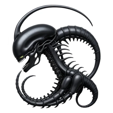alien from the alien movie sticker