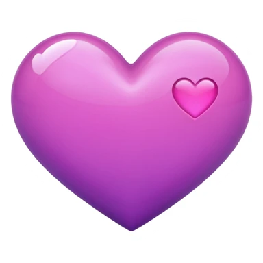 purple and pink heart sticker