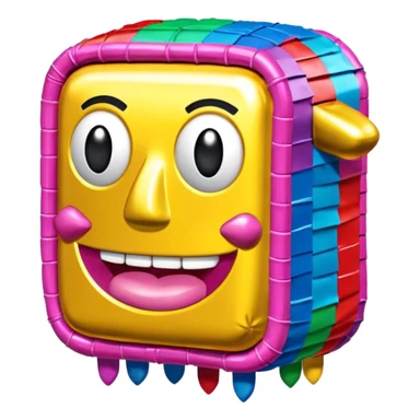   jeff koons style art SPAM pinata sculpture  sticker