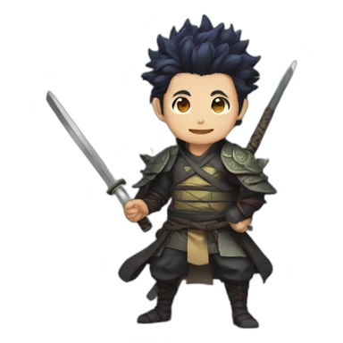 Tomioka demon slayer sticker