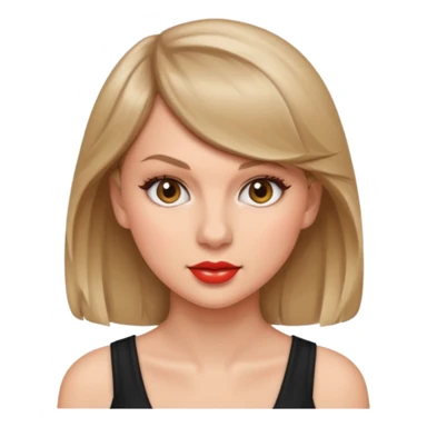 taylor switch, emoji style sticker