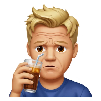 gordon ramsay sipping soda sticker