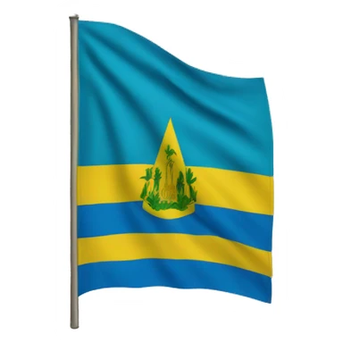 ancient flag of rwanda sticker