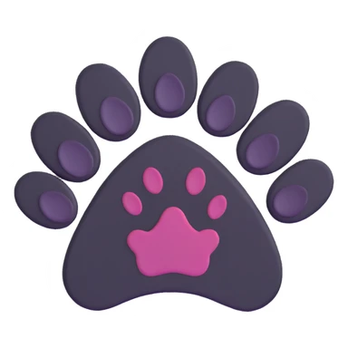 puppy paw sticker
