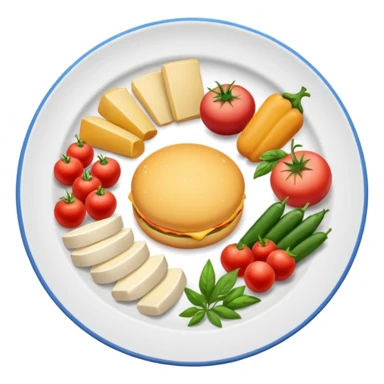 plate of food sticker
