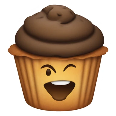 Eating muffin  sticker