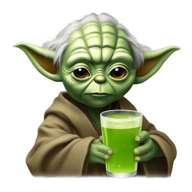 Yoda drinking à béer sticker