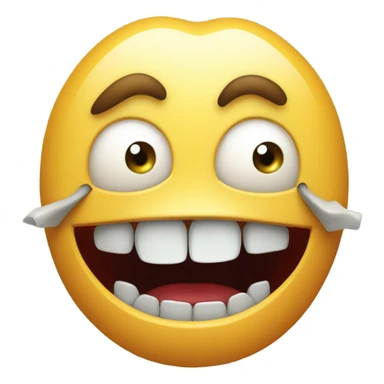 Scared teeth chittering  sticker