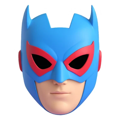 simple Super hero mask sticker