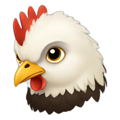 Gallina negra sticker