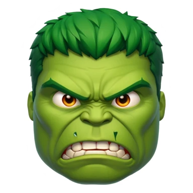 hulk face different character face only front face  sticker