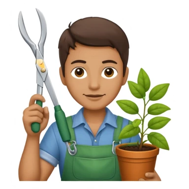 GARDENER WITH SESORS sticker