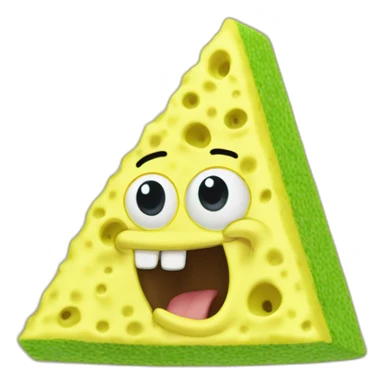 sponge bob triangle pants sticker