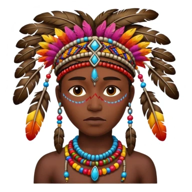 tribal person sticker