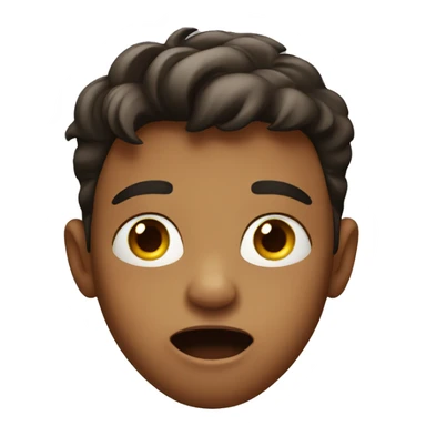 boy looks surprised sticker