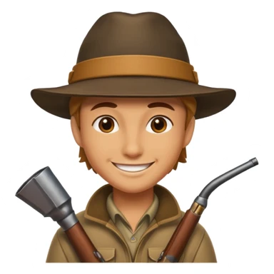 ich möchte ein Emoji eines Jägers sticker