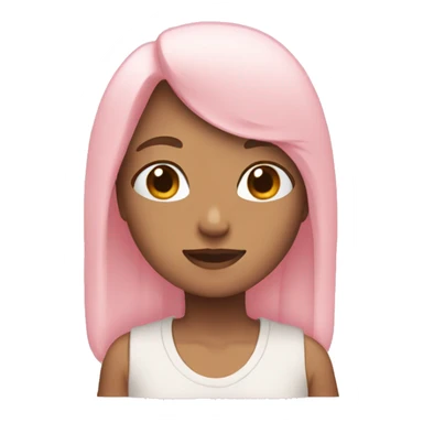 Light pink aesthetic emoji sticker
