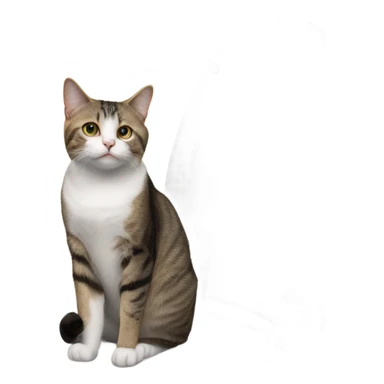 cat on toilet sticker