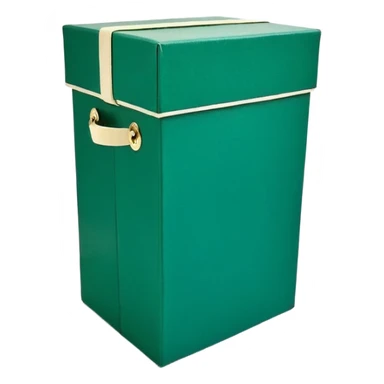 коробка для доставки светло зеленого насыщенного цвета  sticker