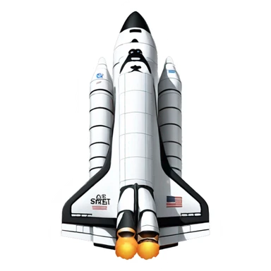Combat space shuttle sticker