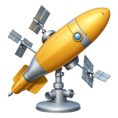 GPS-satellite system sticker