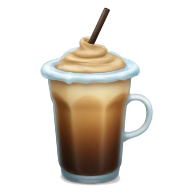 Cute iced coffee sticker