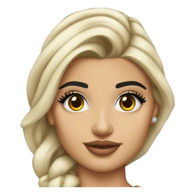 Kylie Jenner as an aristocrate sticker
