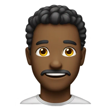 Overly intense smile sticker