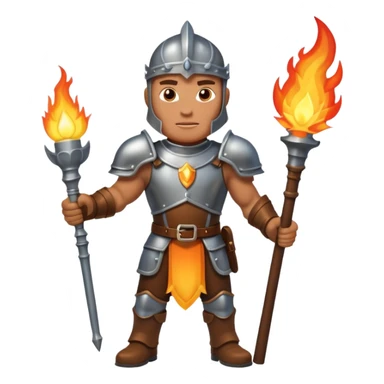 Castle Torch Guard sticker