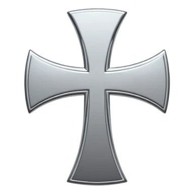 cross logo sticker
