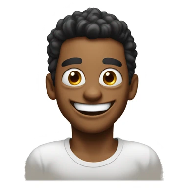 Aghama spiderman laughing with big eyes sticker