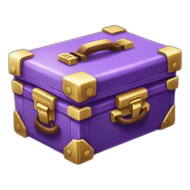 Pokemon Game LootCase Purple Color Legendary Epic Rich Treasure sticker