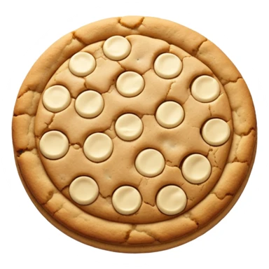 White chocolate chip cookie sticker