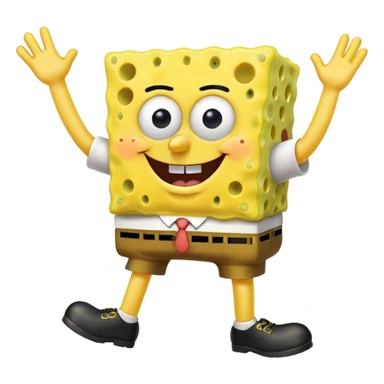 sponge bob squarepants whole body sticker