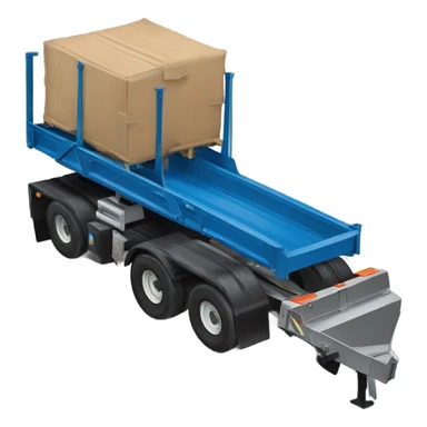 Dumping trailer  sticker