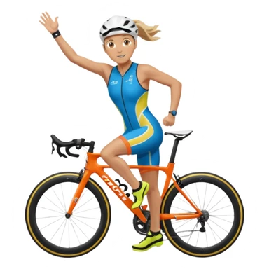 Triathlon Mhairi sticker