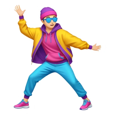 Alternative vibrant scenecore 2000s style sticker