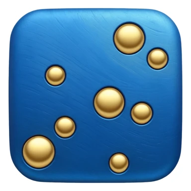 Blue and golden Yes sticker