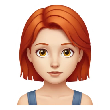 Red girl ￼ sticker