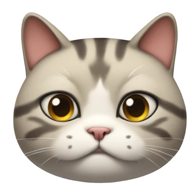 Fat chubby cat sticker