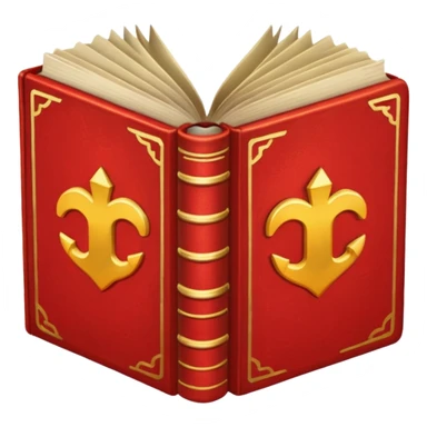red books, golden glow sticker
