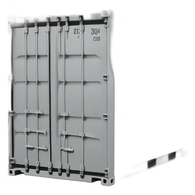 Long container grey sticker