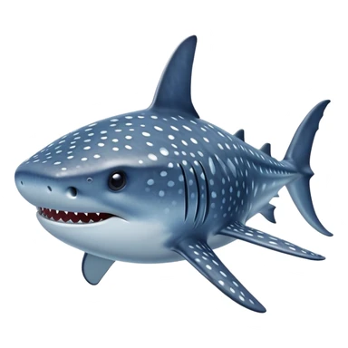 Realistic full bodied whale Shark sticker