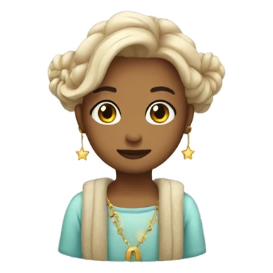 Zodiac sign cute Virgo sticker