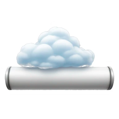 clouds on a tube sticker