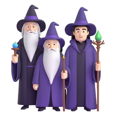 Albus Dumbledore and Severus Snape from Harry Potter sticker