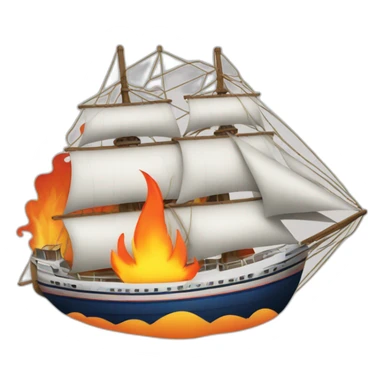 Clipper with flame sticker