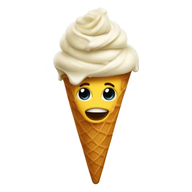 The rizzler eating ice cream sticker