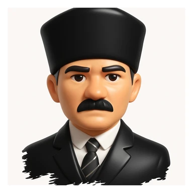 Convert the uploaded image into a 3D Apple-style emoji — preserve the key shapes, colors, and overall composition of the original image. Simplify the forms into clean. Apply glossy textures, soft lighting, smooth shading, and render everything in Apple emoji style on a clean white background

 sticker