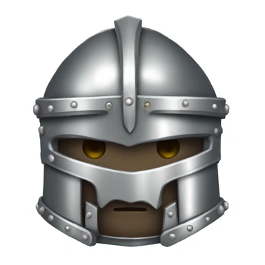 Silver medieval armor sticker